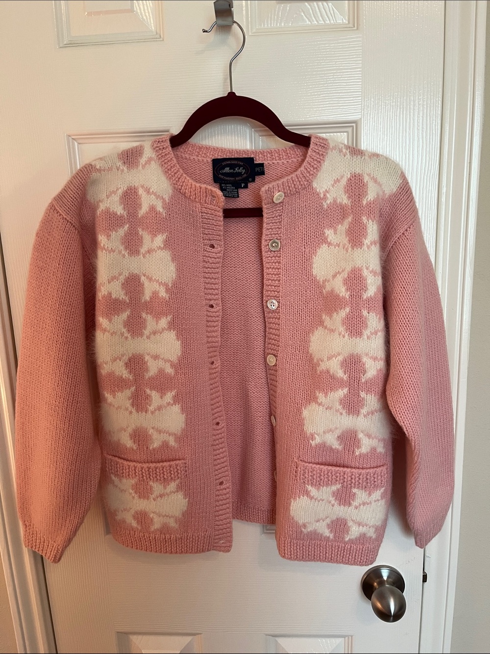Allen Solly Vintage Wool Angora Cardigan